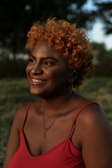 face, portrait, black woman